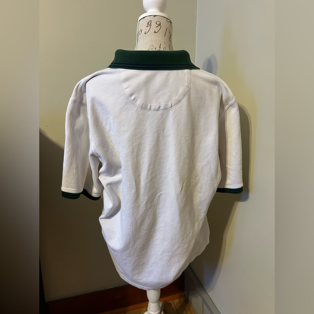 Denver Hayes Green and White Polo Shirt - Picture 8 of 9